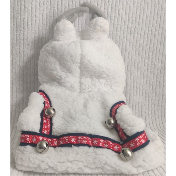Dog Costume Workshop White Reindeer with Bells, Size Small - New - Picture 5 of 9